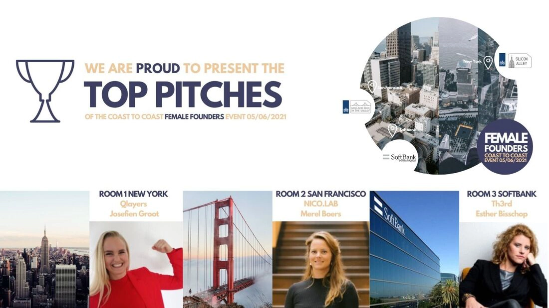 Qlayers CEO Josefien Groot among winners of Female Founders Coast to Coast Event, sponsored by SoftBank